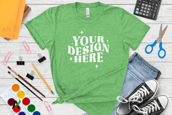 Bella Canvas 3413 Female Mockup - 017