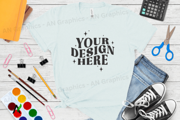 Bella Canvas 3413 Female Mockup - 019: A Professional Tool for T-Shirt Designers