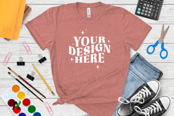 Bella Canvas 3413 Female Mockup - 022: A Professional Tool for T-Shirt Designers