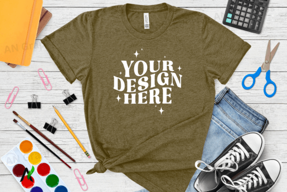 Bella Canvas 3413 Female Mockup - 028