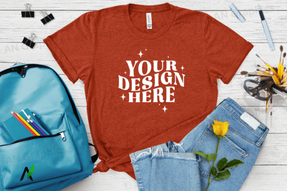 Bella Canvas 3413 Female Mockup - 057