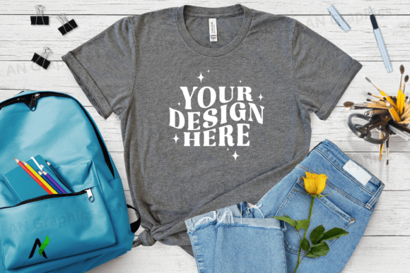 Bella Canvas 3413 Female Mockup - 069: A Strategic Tool for Professional Design Presentation