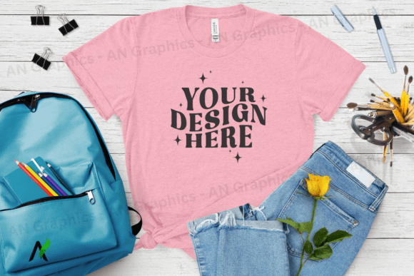 Bella Canvas 3413 Female Mockup - 084