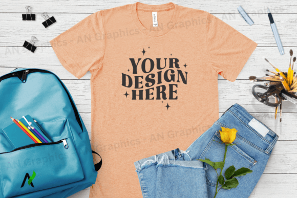 Bella Canvas 3413 Unisex Mockup - 032: A Professional Tool for T-Shirt Designers