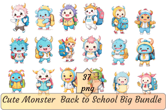 Cute Monster Back to School Big Bundle: A Comprehensive Overview for Designers and Creators