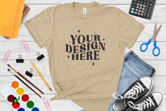 Everything You Need to Know About the Bella Canvas 3413 Female Mockup - 048 and Back To School Design