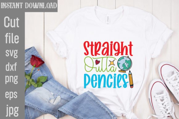 Straight Outta Pencils SVG Cut File: A Versatile Digital Resource for Creative Projects