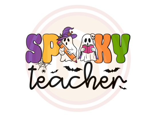 Teacher Halloween Spooky Back to PNG